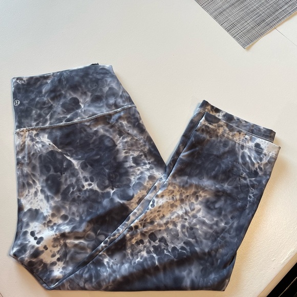 Lululemon Wunder under high rise crop 21” - Picture 4 of 6